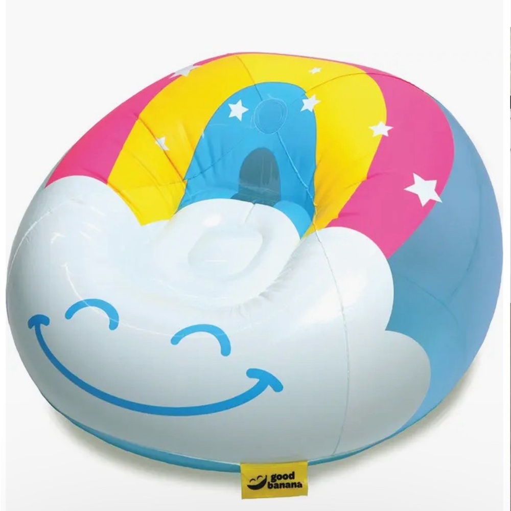 Good Banana Rainbow inflatable chair fun kids room chair play room bedroom party